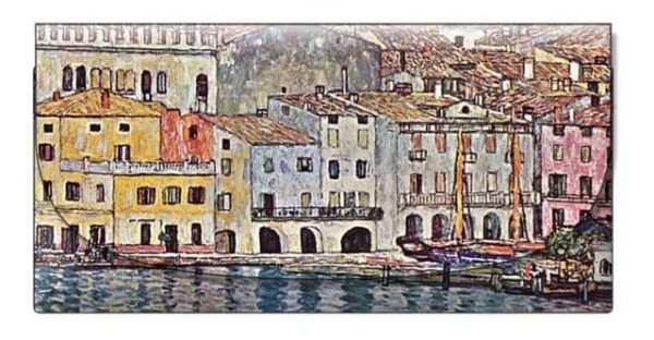 Velour Glasses Case Malcesine Klimt