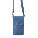 Cadelle Leather Phone Case Blue